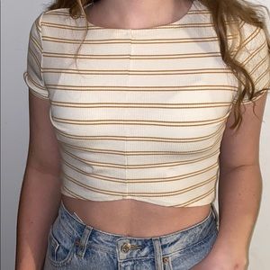 Forever 21 striped crop top!